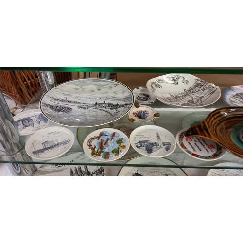 1466 - A German dish, a large lot of plates and miniature plates from Germany COLLECT ONLY