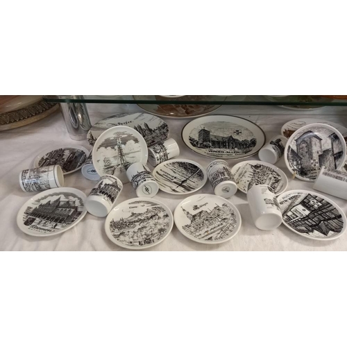 1466 - A German dish, a large lot of plates and miniature plates from Germany COLLECT ONLY