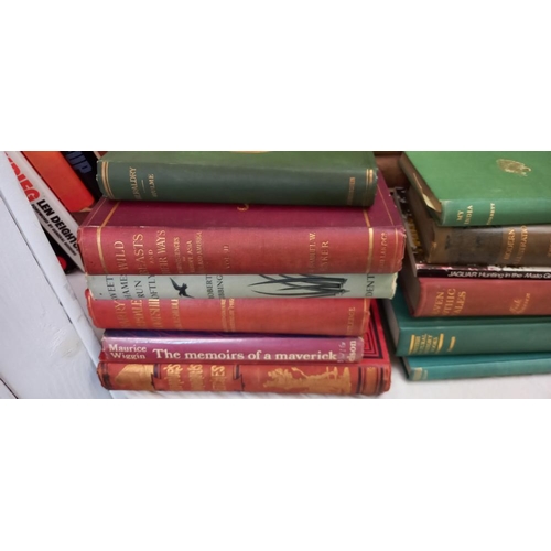 1473 - A good lot of vintage books etc  including big game etc COLLECT ONLY