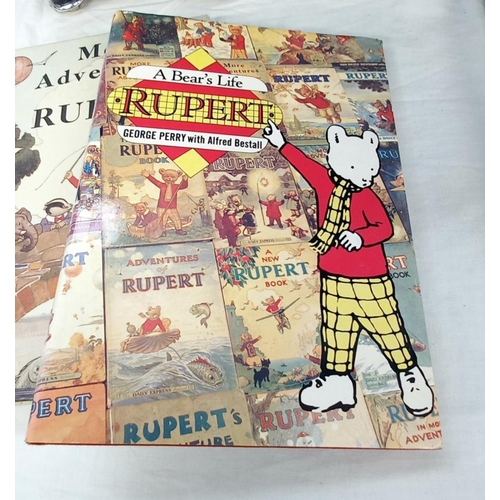 1252 - 4 vintage Rupert books including 1938 annual facsimile edition