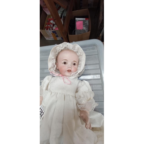 1282 - A German bisque headed doll 'Hilda'