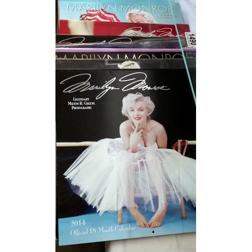 1491 - A collection of Marylin Monroe calendars