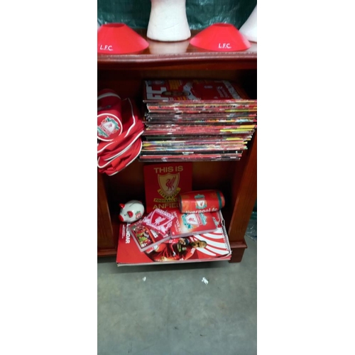 1564 - A large lot of Liverpool football club memorabilia COLLECT ONLY