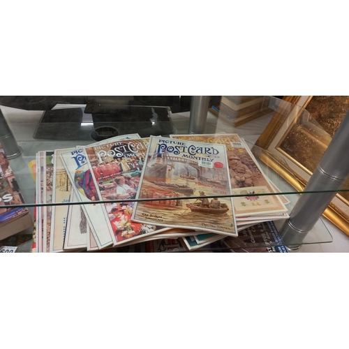 1600 - A quantity of postcard magazines and a quantity of Best of British magazines