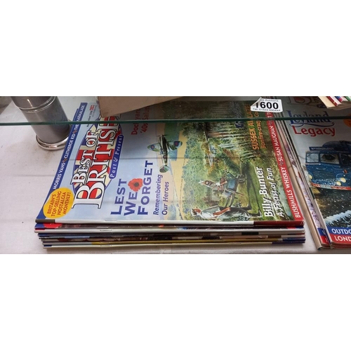 1600 - A quantity of postcard magazines and a quantity of Best of British magazines