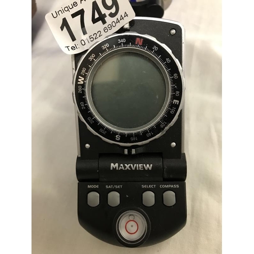 1749 - A Maxview Omnisat Digital Compass COLLECT ONLY