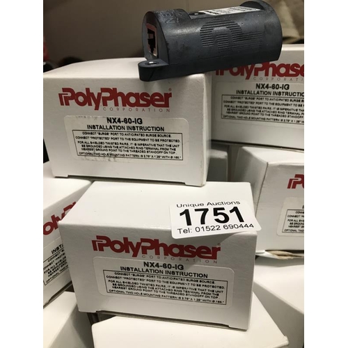 1751 - 18 x New In Box Polyphaser NX4-80-1G Data Protectors  COLLECT ONLY