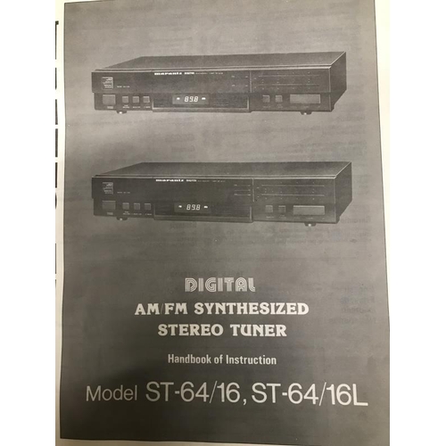 1753 - A New Boxed Marantz Turner and Graphic EQ ST-64 + EQ340  COLLECT ONLY