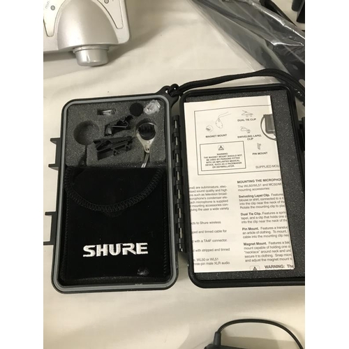 1762 - A Shure Wireless Lapel Microphone System SLX  COLLECT ONLY