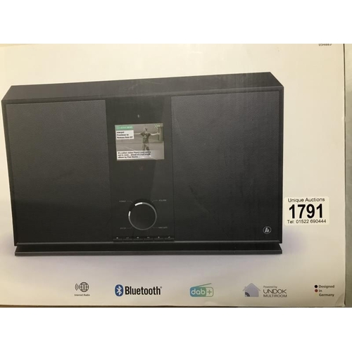 1791 - A Hama hybrid Bluetooth radio system in box for multiroom broadcast DIR 3605 MSBT COLLECT ONLY