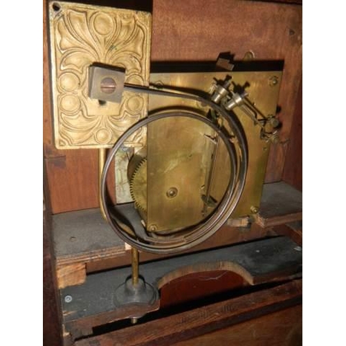 629 - A Grandmother clock, in working order. COLLECT ONLY.