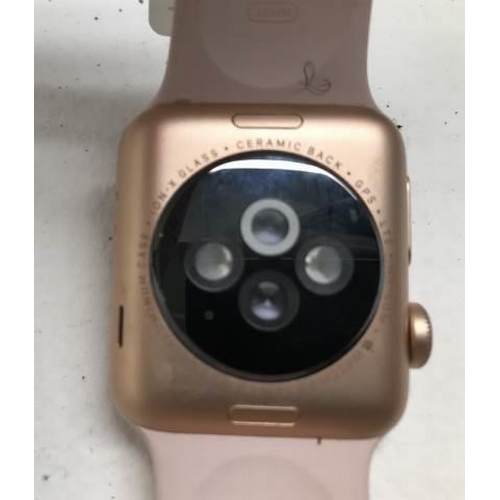 1088 - An Apple iwatch series 3, a/f, not tested and small crack in screen.