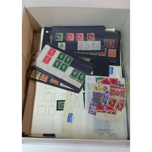 1096 - A box of mainly GB stamps including Victoria, Edward & George