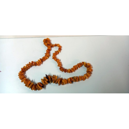 1098 - Two Baltic Amber Necklaces