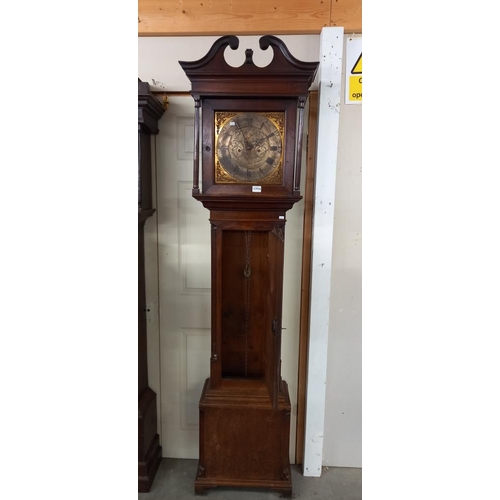 1575A - A 30 hour Grandfather clock with 8 day face, E Burton, Kendal