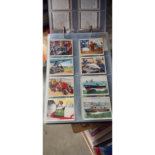 114 - A large selection of tea cards, some in albums and card sleeves