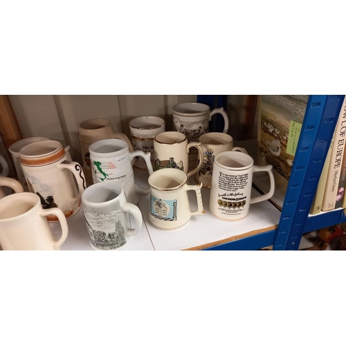 119 - A selection of porcelain tankards