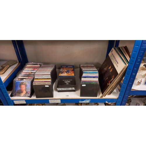 138 - A quantity of LP's & CD's etc COLLECT ONLY