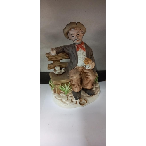 26 - 5 Capodimonte style figures COLLECT ONLY