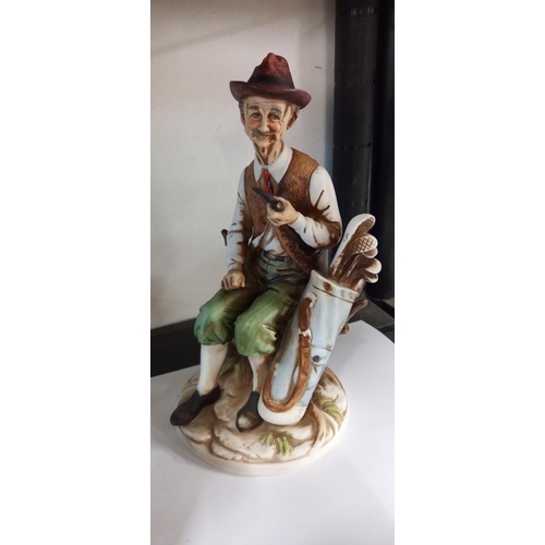 26 - 5 Capodimonte style figures COLLECT ONLY