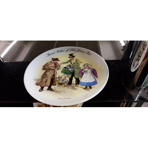 3 - 8 Wedgwood Bradex 'Street Sellers' collectors plates COLLECT ONLY