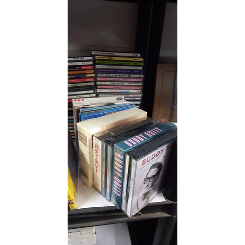 32 - Over 120 Buddy Holly cd's, over 50 of them are still sealed, some include Buddy Holly and The Cricke... 