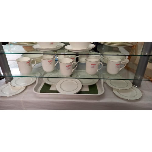 5 - A good lot new of Royal Doulton dinner ware, 48 piece Signature platinum, 4 signature gold mugs and ... 