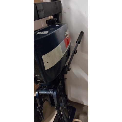 55 - A Yamaha 2 outboard boat motor COLLECT ONLY