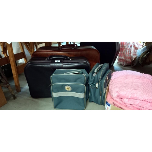 6 - 2 good suitcases and 2 flight bags COLLECT ONLY