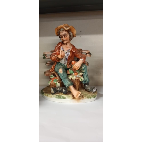 80 - 5 Capodimonte style figures COLLECT ONLY