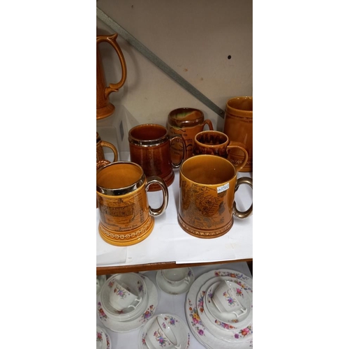 99 - A quantity of tankards COLLECT ONLY