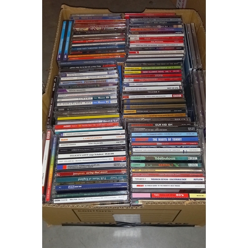 162 - 4 boxes of cd's COLLECT ONLY