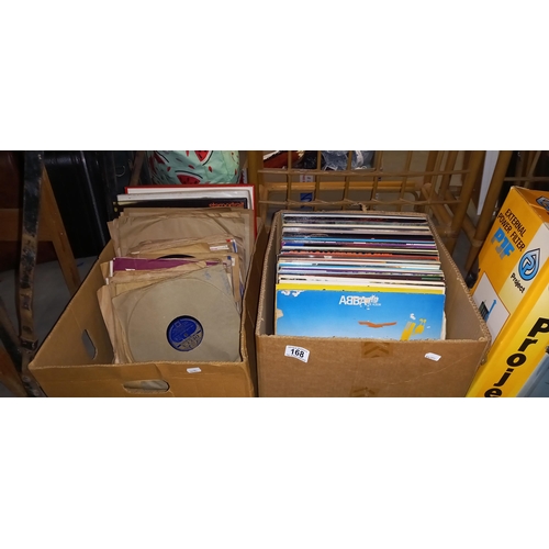 168 - A quantity of LP's various genres and a quantity of 78's COLLECT ONLY