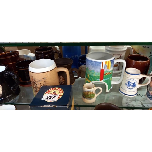 235 - A good lot of tankards etc COLLECT ONLY