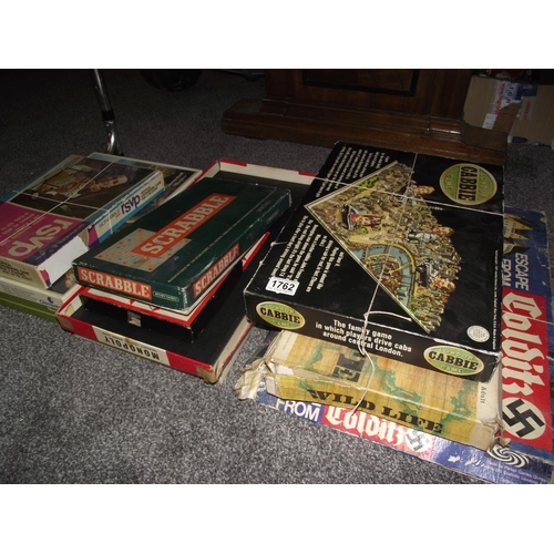 A Quantity Of Vintage Board Games Including Colditz Unchecked But Some