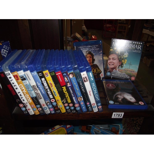 1793 - A good lot of 18 Blu-rays