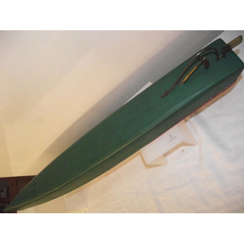 1802 - A Hobbies Bowman live steam launch/boat Length 75.5cm