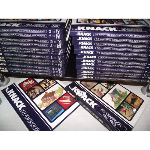 71 - The illustrated encyclopedia of home improvements 'The Knack' volume 1 through to 24 plus yearbook 1... 