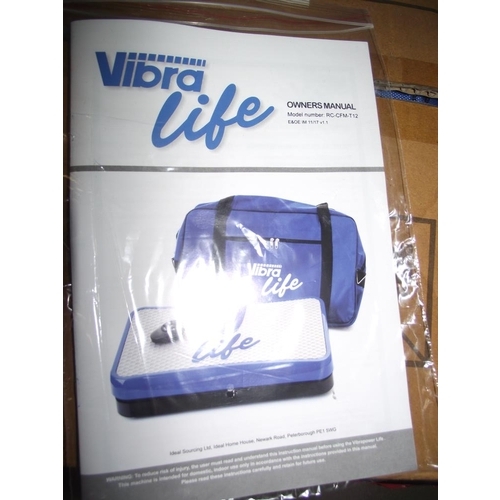 42 - A boxed Vibra Life excercise vibration plate COLLECT ONLY