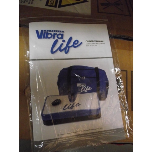 42 - A boxed Vibra Life excercise vibration plate COLLECT ONLY