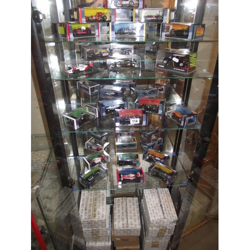 114 - A good collection of Atlas Grand Prix Legends of Formula 1 model cars and 1 other