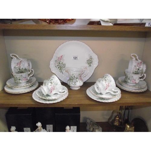 121 - A 20 piece Royal Albert teaset