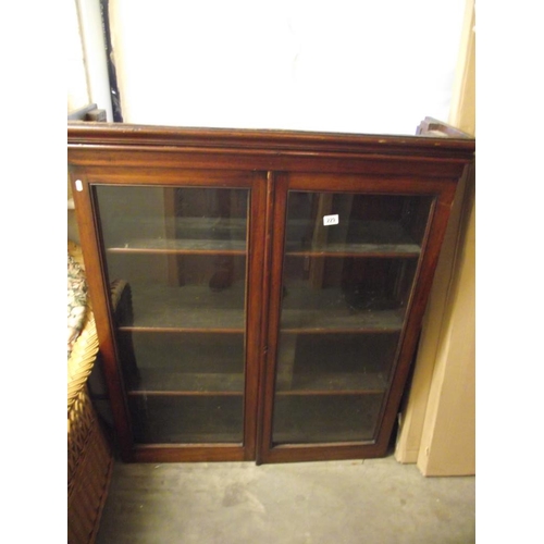 229 - A two door Victorian cabinet, COLLECT ONLY