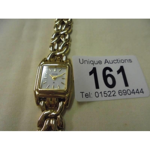 161 - A ladies Accurist wrist watch.