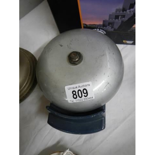 809 - An old industrial alarm bell.