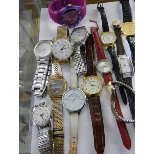 836 - Approximately twenty five assorted wrist watches.