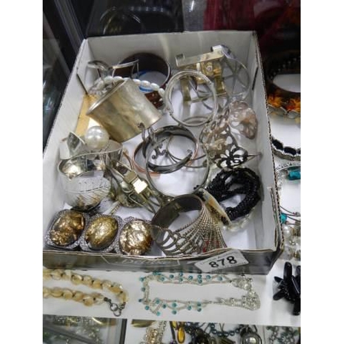 878 - A good lot of bracelets and bangles (Approx. 30)