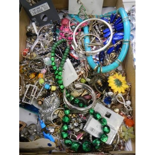 885 - A good lot of necklaces, bracelets, earrings etc.,