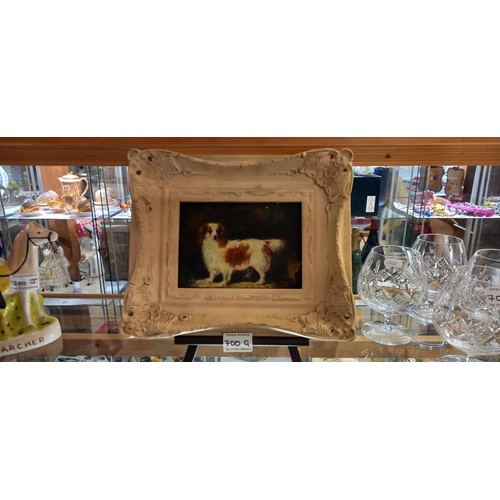 700G - A framed picture of a Spaniel