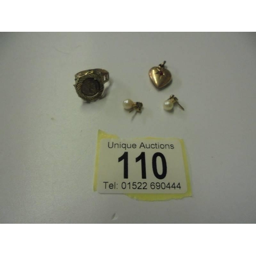 110 - Approximately 3.5 grams of scrap gold.